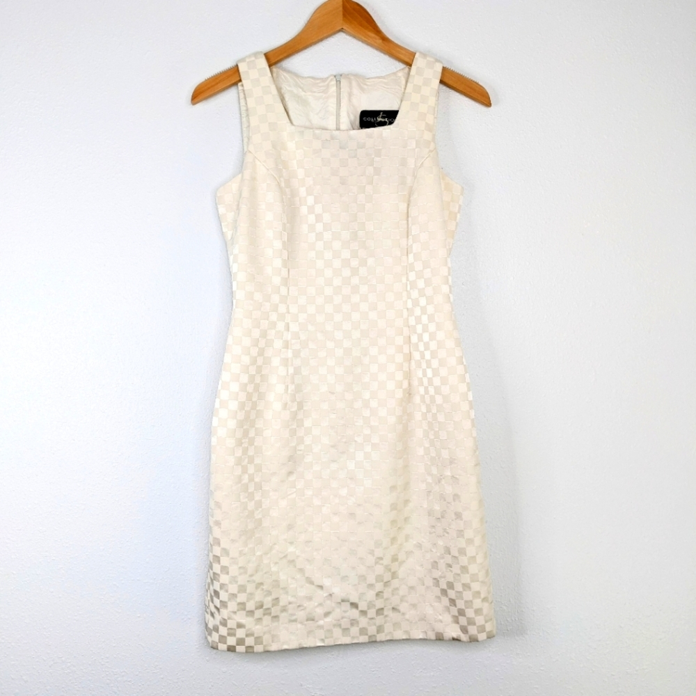 JS Collections Cream Cocktail Dress - Picture 2 of 8